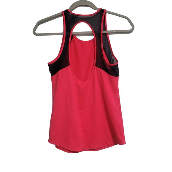 PINK Victoria's Secret Pink Black Mesh Racerback Open Back Size XS - Picture 4 of 5